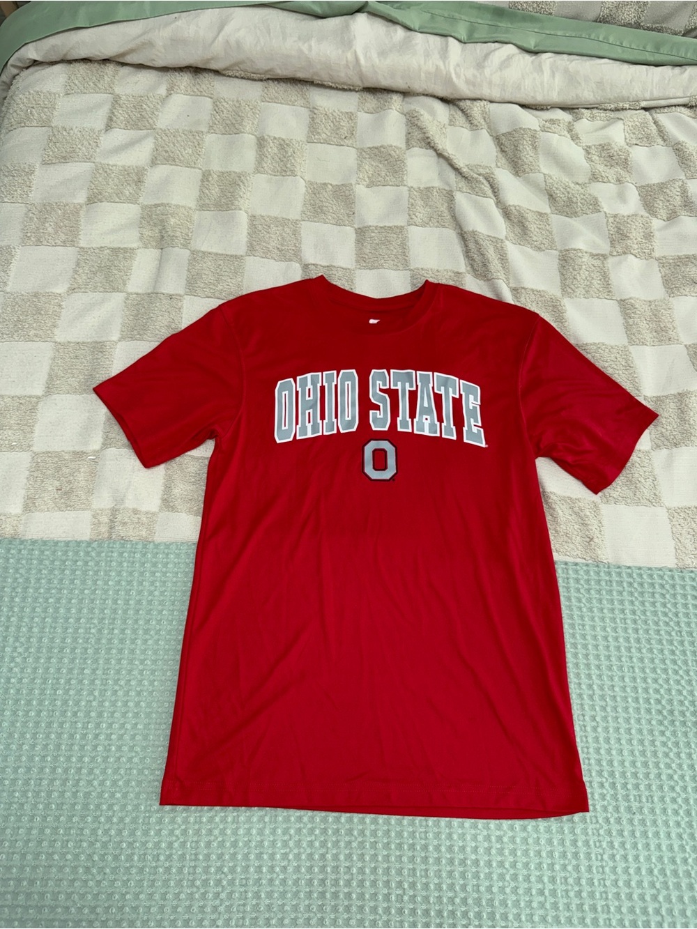 Colosseum Ohio State Buckeyes Mens Red Graphic T-Shirt Size S NWOT